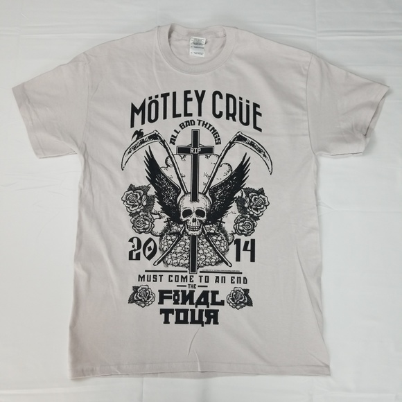 Motley Crue Licensed Final Tour 2014 Band T-Shirt - Picture 2 of 7